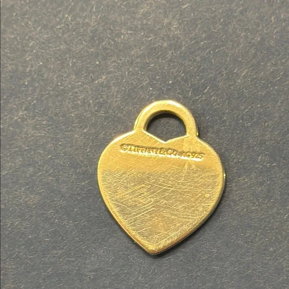 Tiffany & Co. Silver Heart Tag Pendant - Picture 2 of 2
